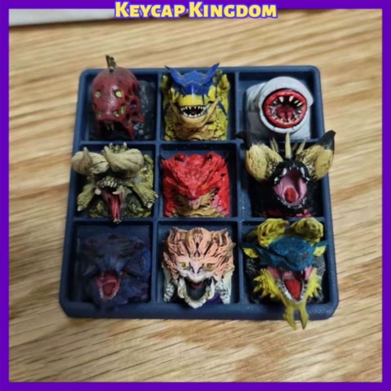 3D Printing Keycaps - Monster Hunter Dragon Resin Custom Keycaps