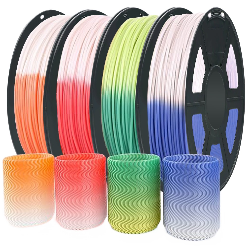 Tpu Flexible Filament - Color Change With Temperature Filament PLA