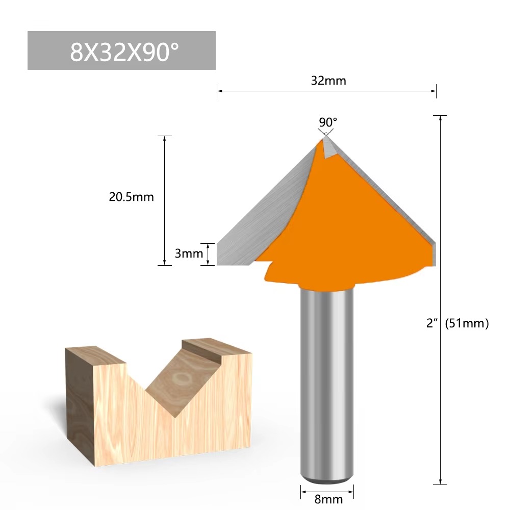 1PC 8MM Shank Milling Cutter W - 3D Printing Online 评论和价格