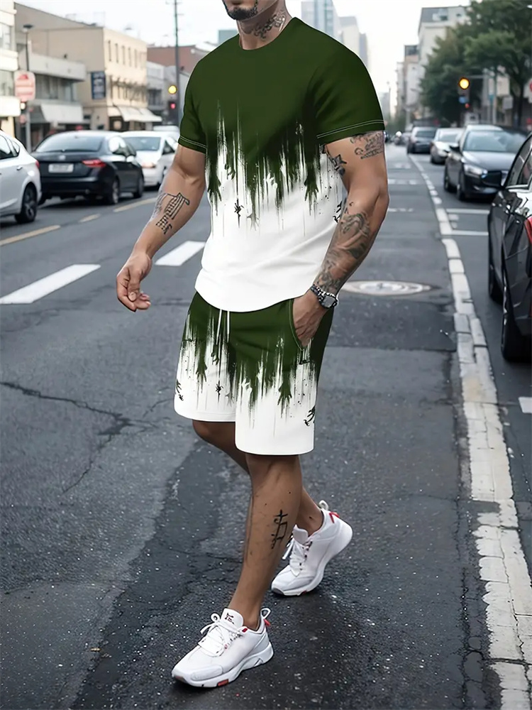Men Women Gradient Texture T-s - 3D Printing Examples 评论和价格