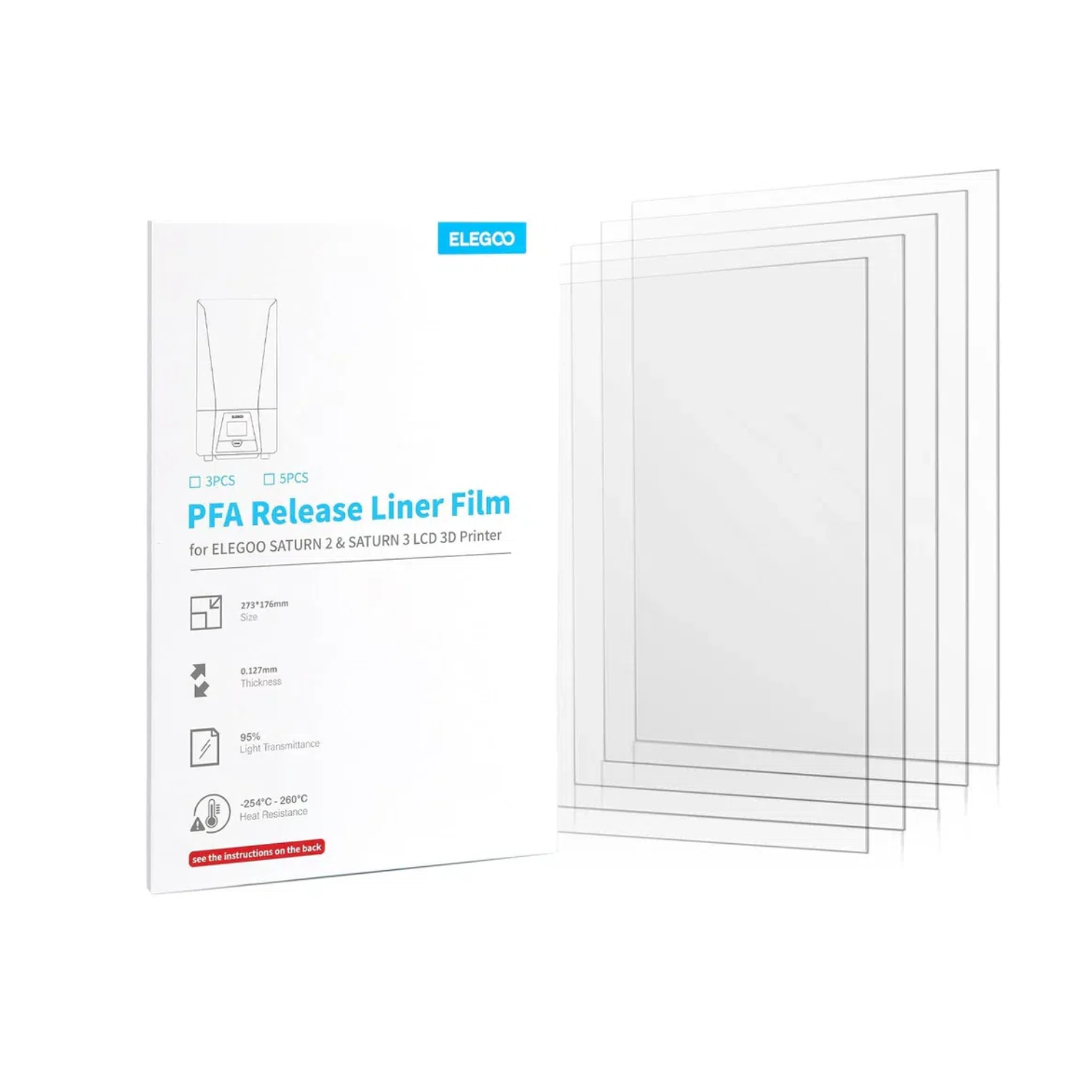 Film for ELEGOO PFA Release Li - 3D Printer Resin 评论和价格