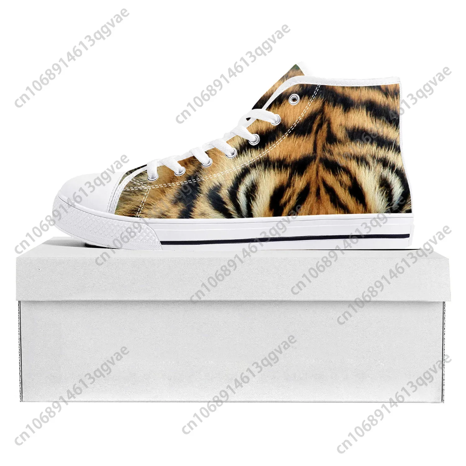 Tiger Stripe 3D Print High Top - 3D Printing Custom 评论和价格