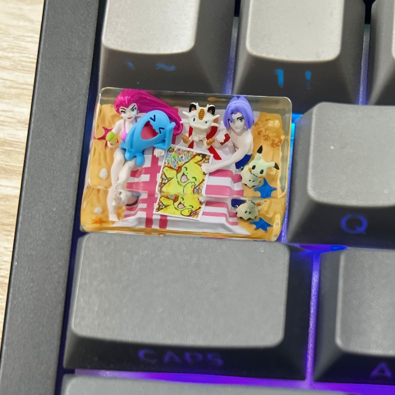 Pokemon Anime Keycaps 1U 1.25U - 3D Printing Keycaps 评论和价格