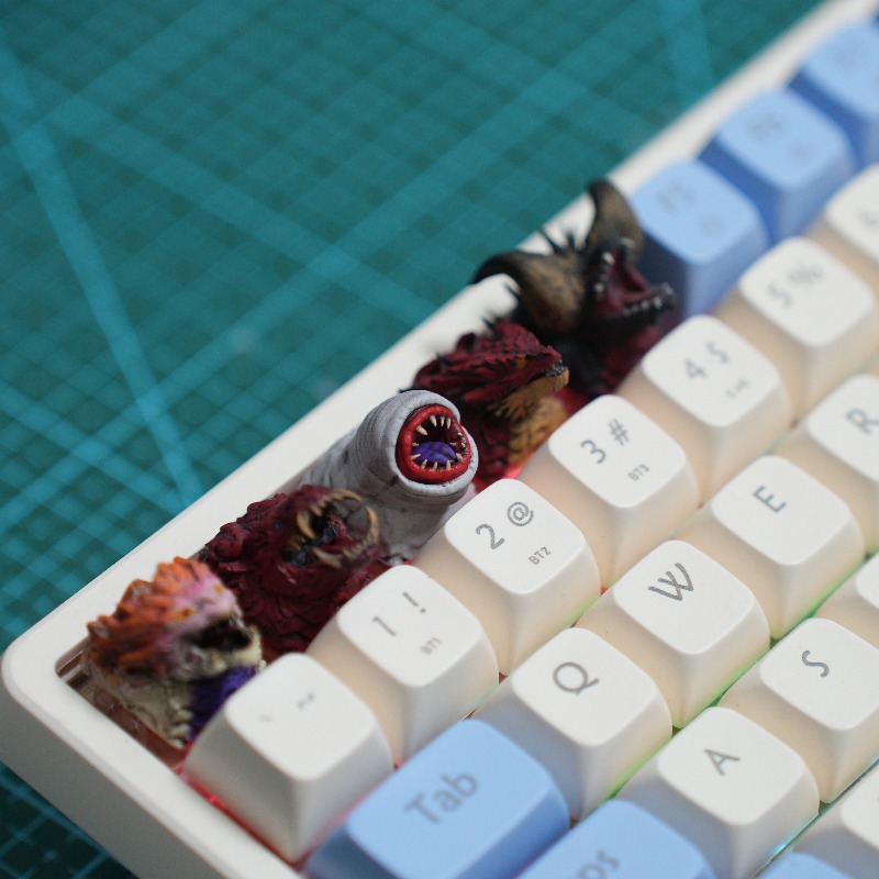 Monster Hunter Dragon Resin Cu - 3D Printing Keycaps 评论和价格