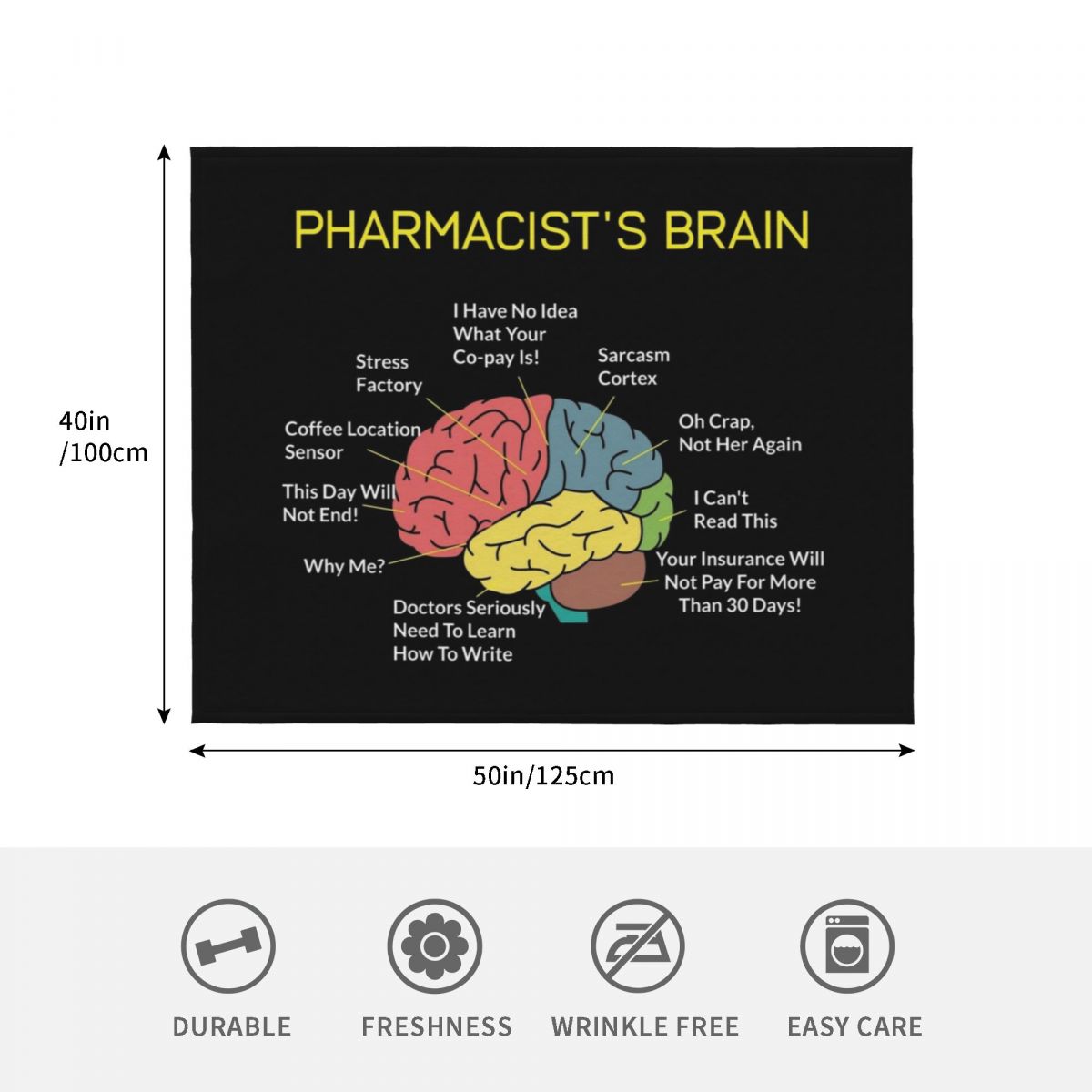 Pharmacist's Brain Funny Pharm - 3D Printing In Pharmacy 评论和价格