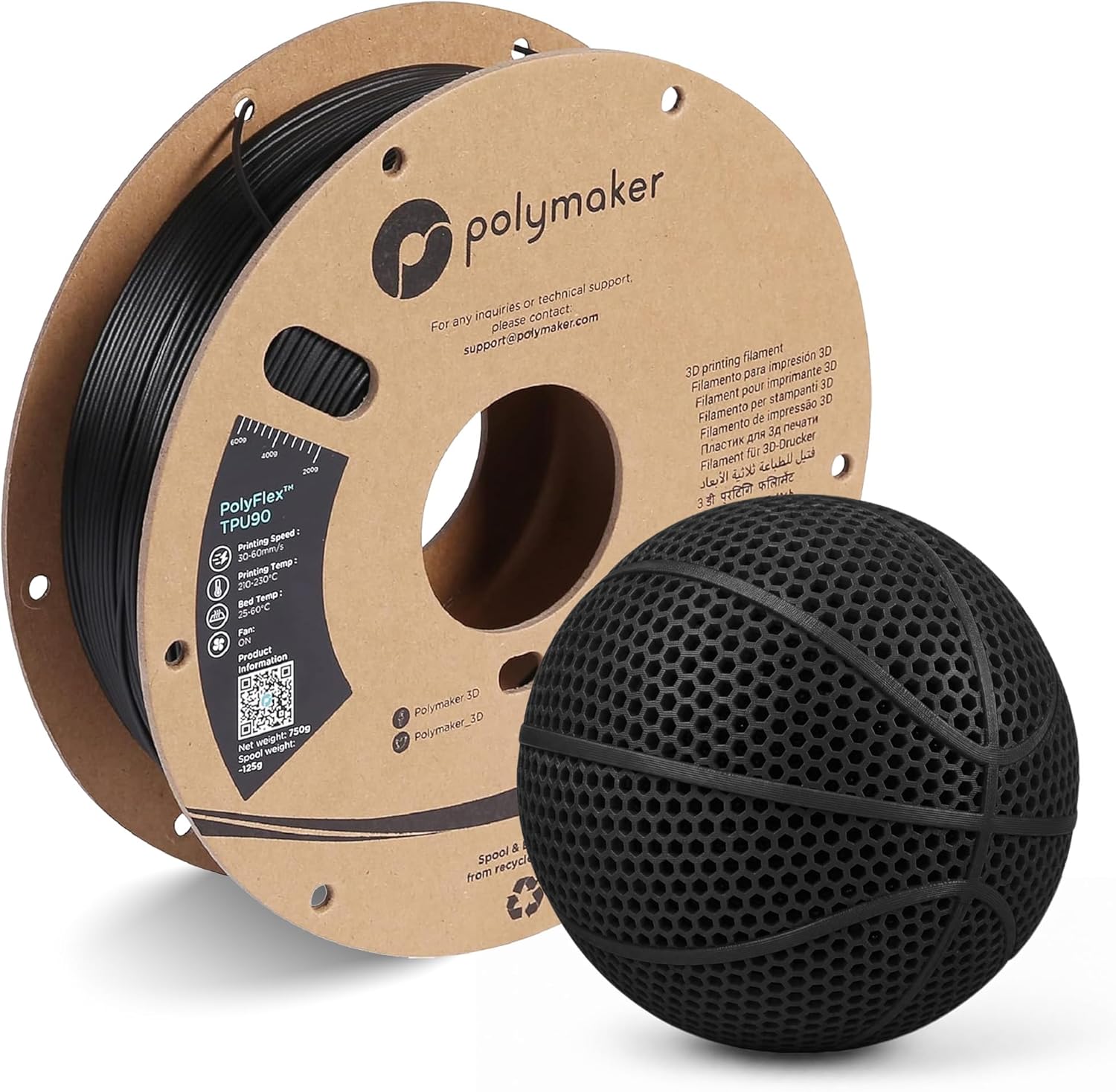 Polymaker TPU 90A Filament 1.7 - Tpu Flexible Filament 评论和价格