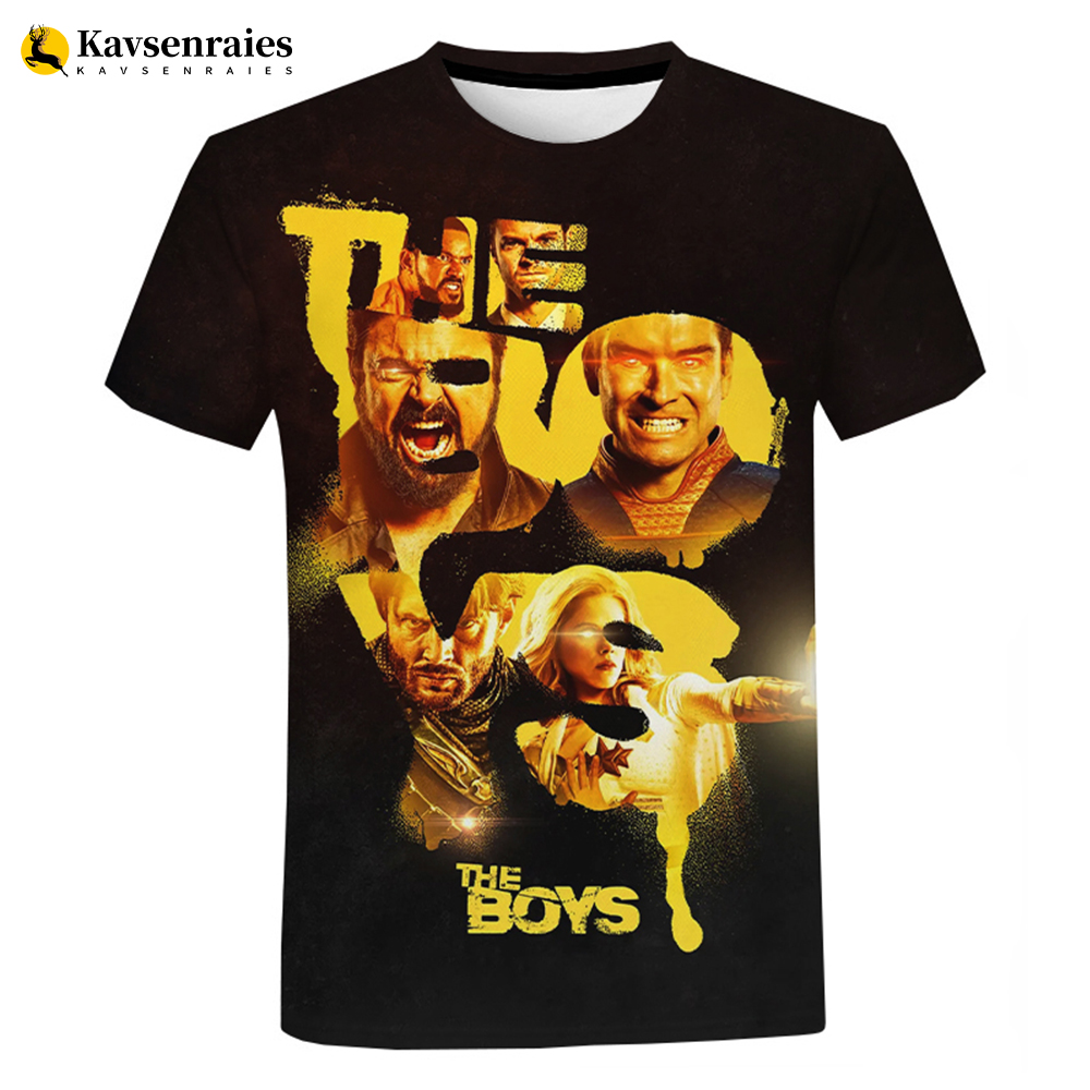 TV Series The Boys 3D T Shirt  - 3D Printing Online 评论和价格
