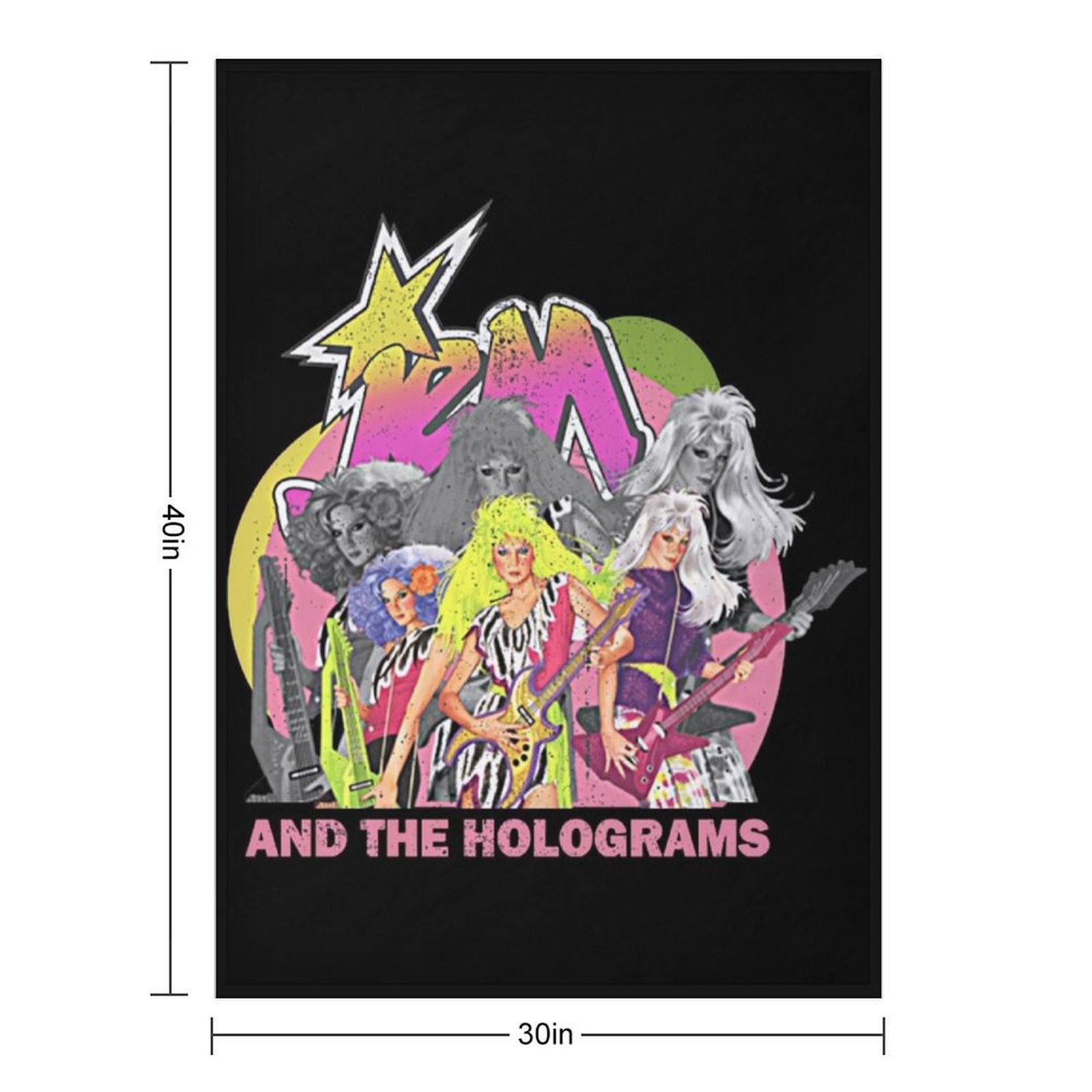 Jem Retro and the holograms Th - 3D Printing Hologram 评论和价格