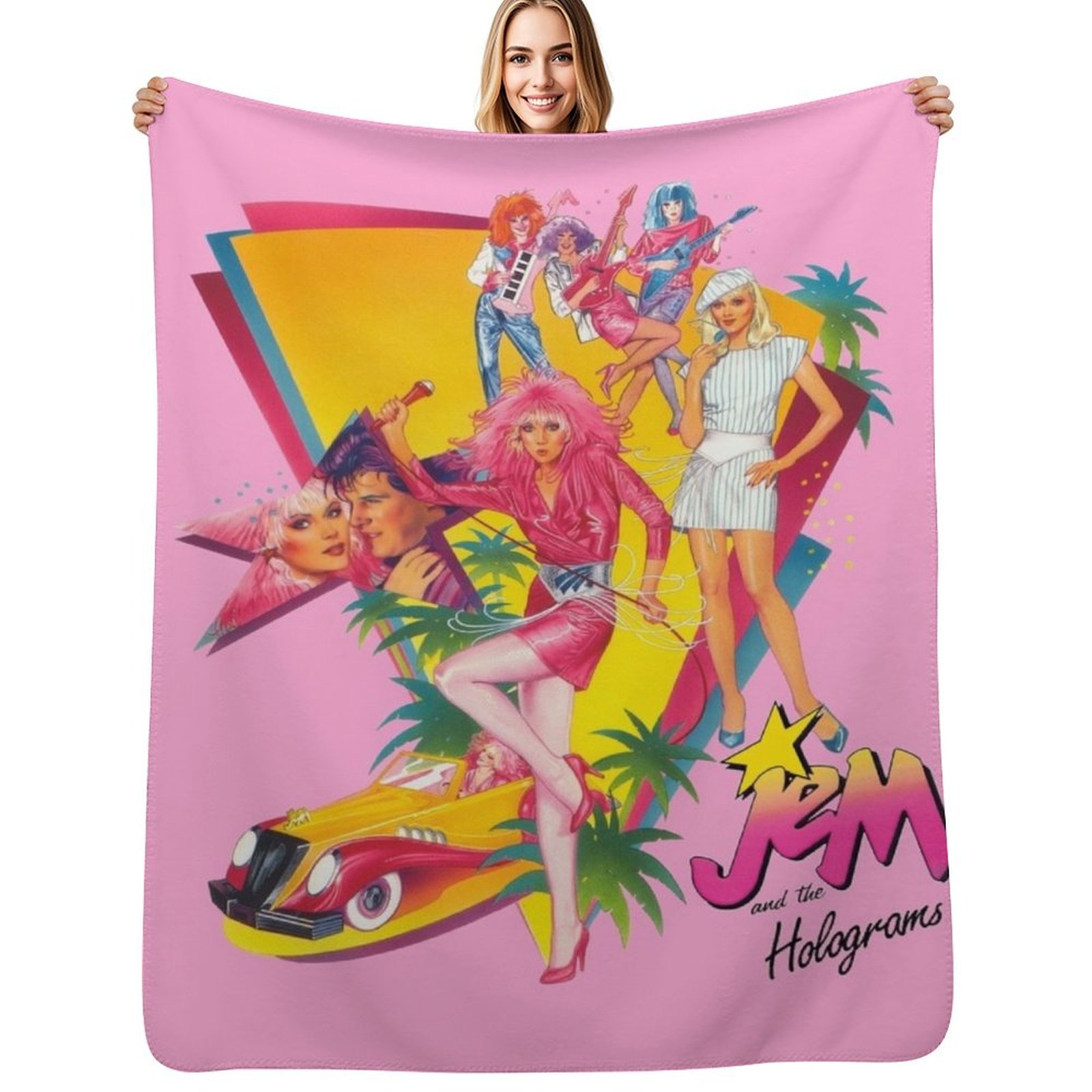 Jem and the Holograms Throw Bl - 3D Printing Hologram 评论和价格