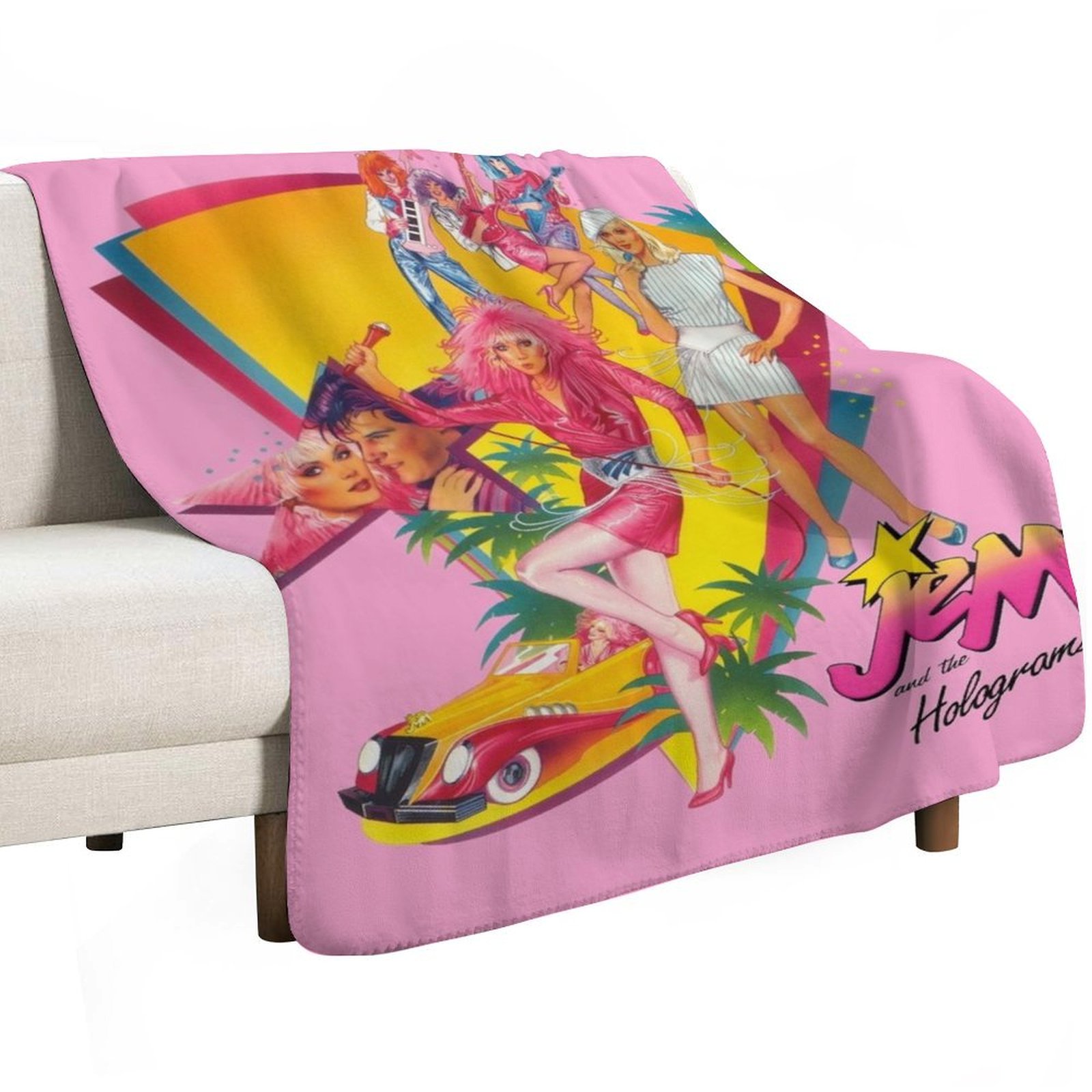Jem and the Holograms Throw Bl - 3D Printing Hologram 评论和价格
