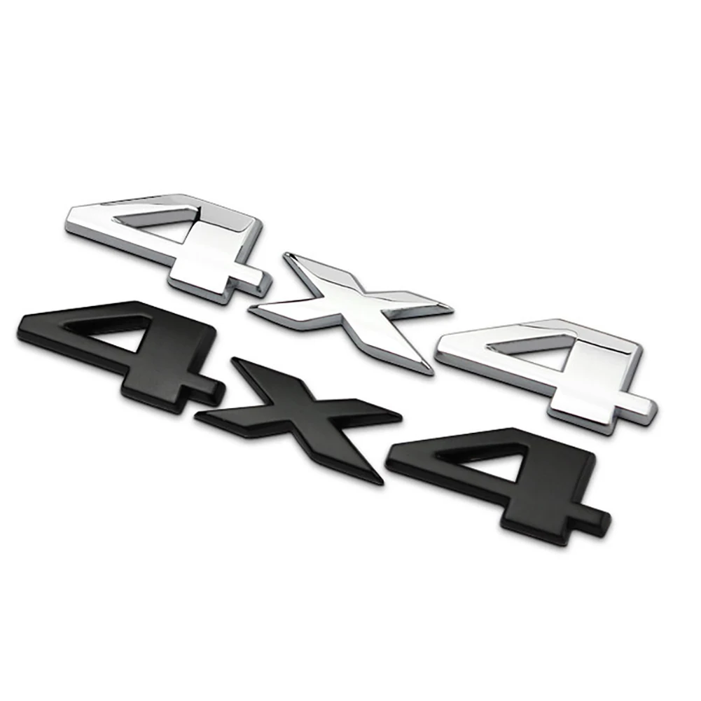 1Pcs Car 3D Metal Stickers 4WD - 3D Printing Online 评论和价格
