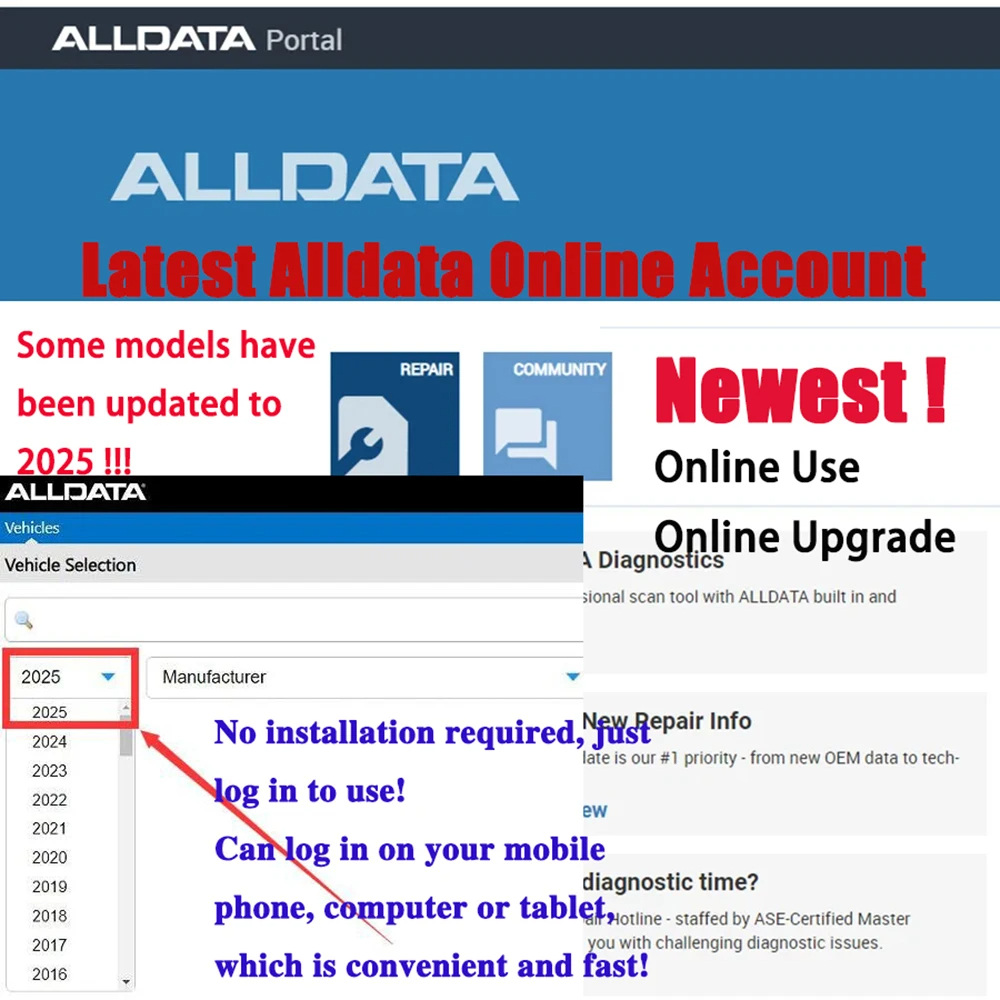 2027 Alldata CAR Data Newest O - 3D Printing Online 评论和价格