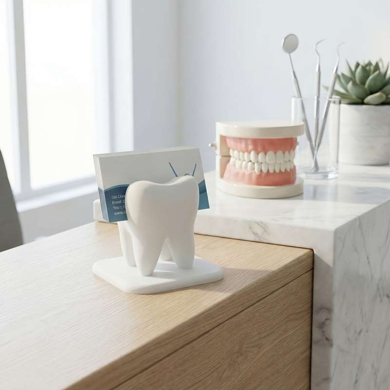 3D Printed Tooth Shaped Busine - 3D Printing Examples 评论和价格
