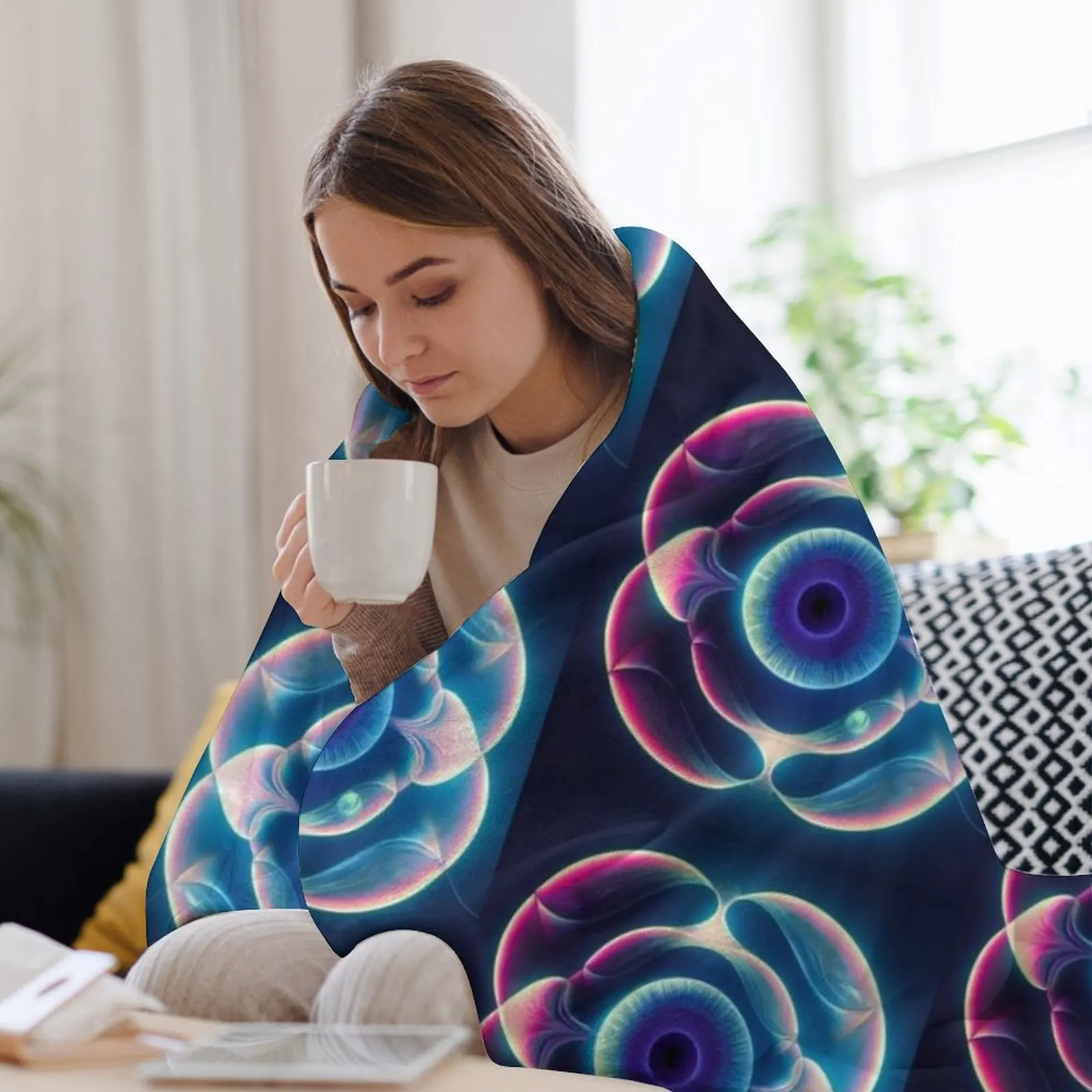 Sacred Geometry Hologram Throw - 3D Printing Hologram 评论和价格